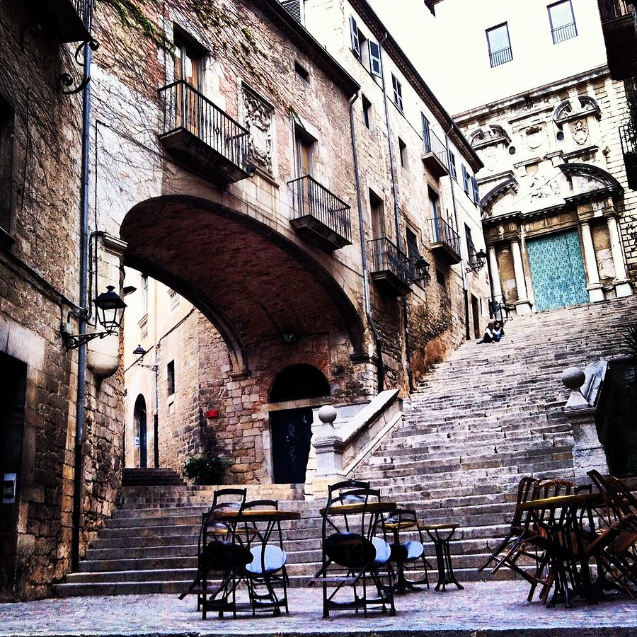 Out of the Way Bistro- Girona Photograph by Avo Gavgavian