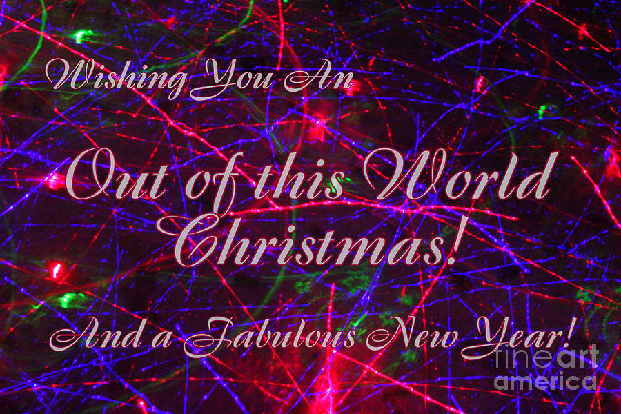 Out of This World Christmas Photograph by Kathy  White
