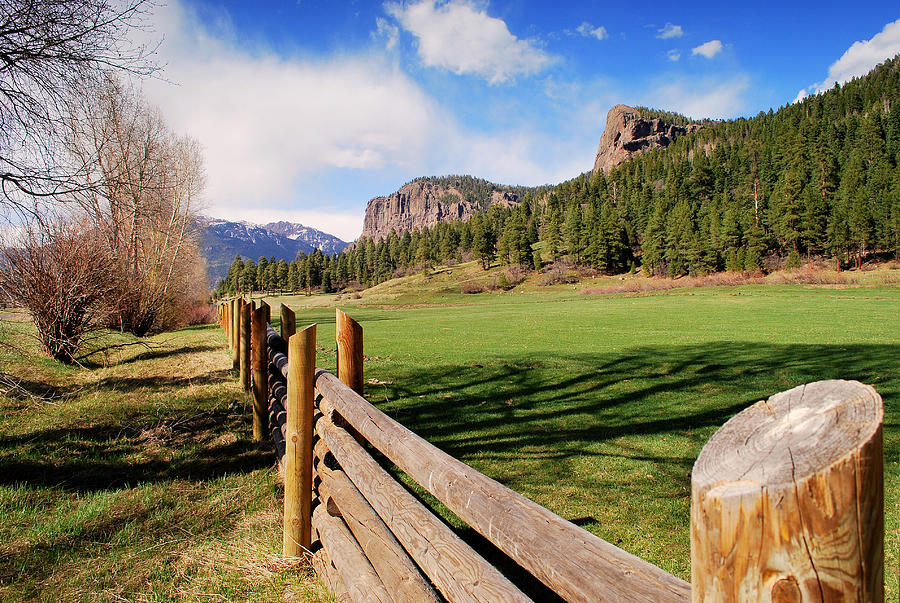 Colorado Springs Photograph - Out Riding Fences by Gregory Ballos