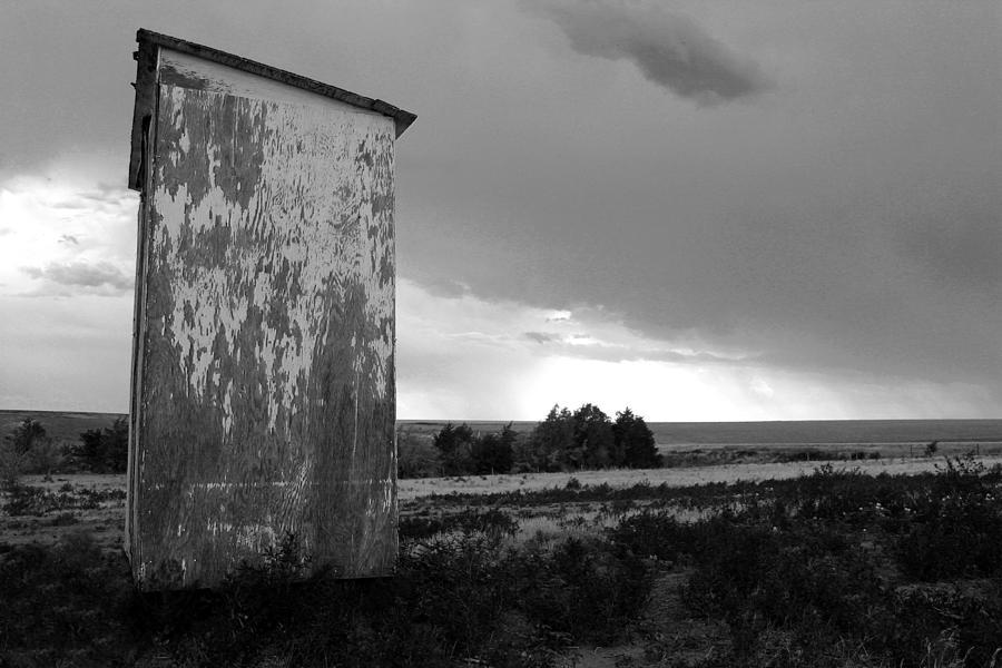 Outbuilding bw Photograph by Kami McKeon