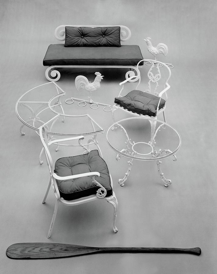 Outdoor Furniture Made Out Of Cast Aluminum Photograph by Haanel Cassidy Outdoor Furniture Made Out Of Cast Aluminum Photograph by Haanel Cassidy
