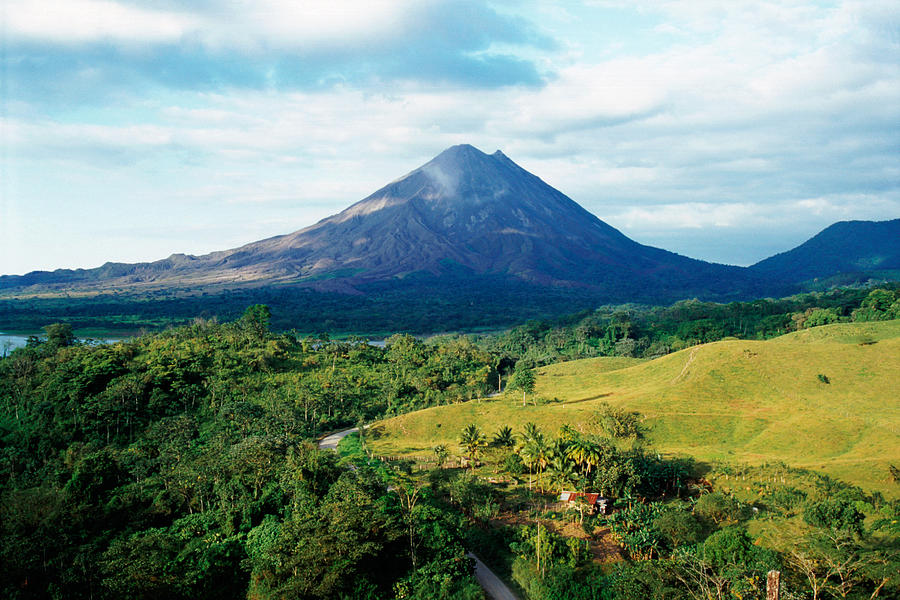 Outdoor photo with Arenal Volcano in Costa Rica Photograph by OGphoto
