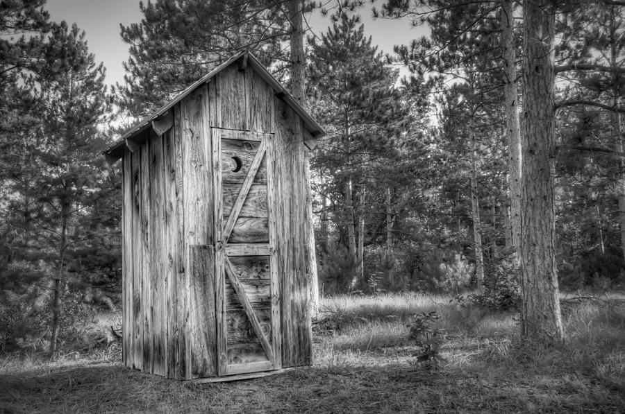 Outhouse Photograph - Outdoor Plumbing by Scott Norris