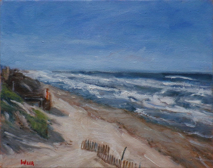 Outer Banks from the Dunes Painting by Chris Weir