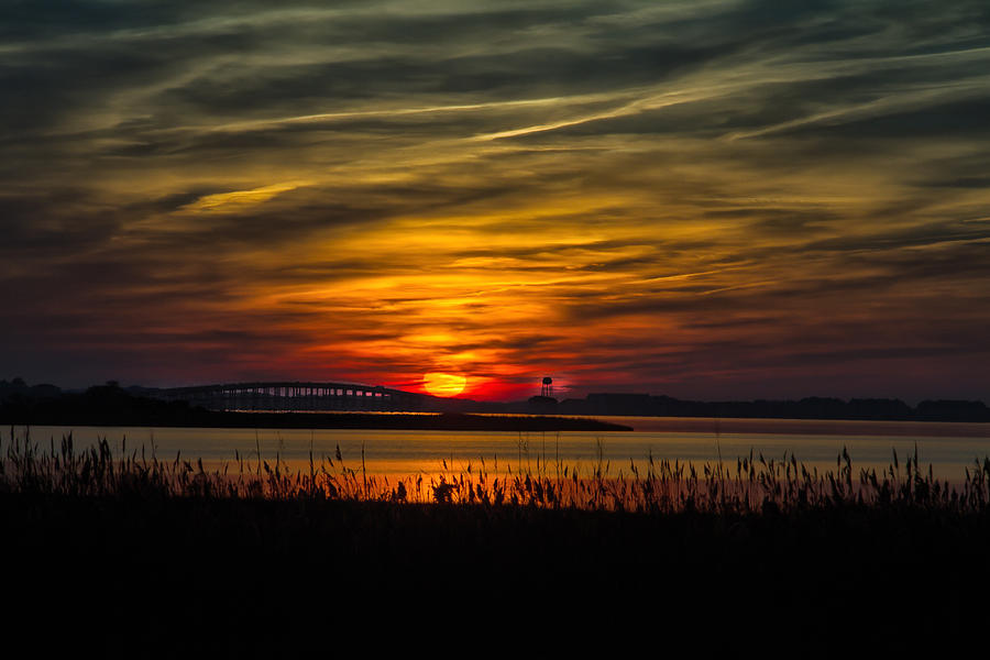 Outer Banks Sunset Photograph by Ronald Lutz