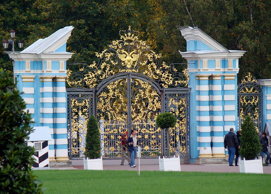 Outer Gate Of Catherines Palace Photograph by Rick Rosenshein