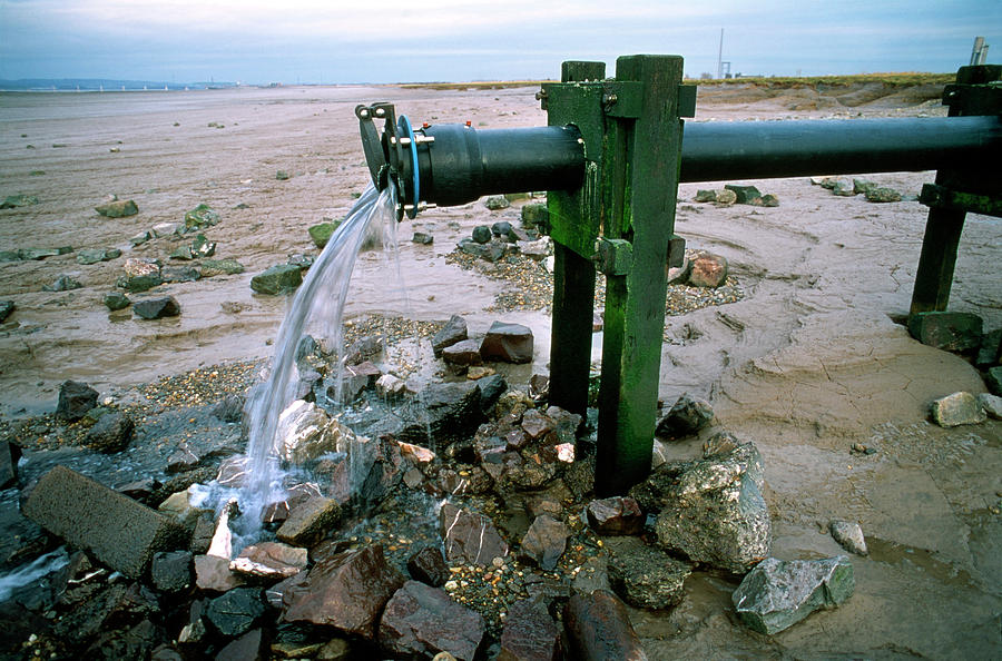 Outflow Pipe Photograph by Robert Brook/science Photo Library