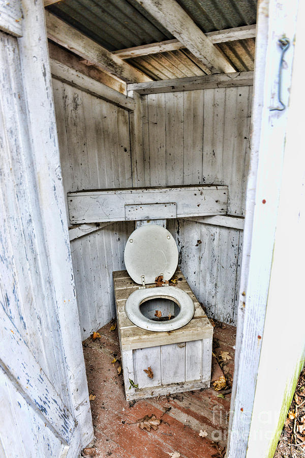 Outhouse A Look Inside Photograph by Paul Ward
