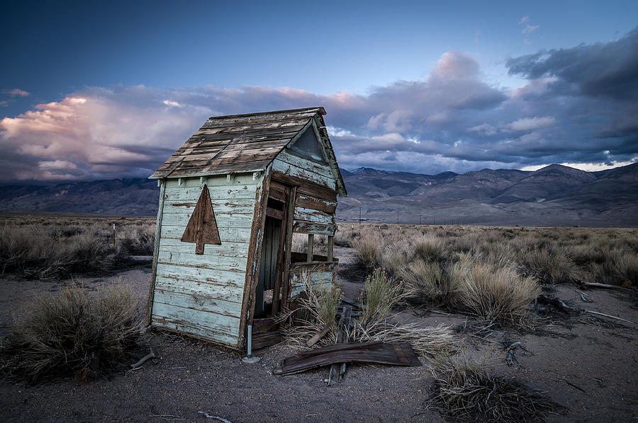Architecture Photograph - Outhouse by Cat Connor