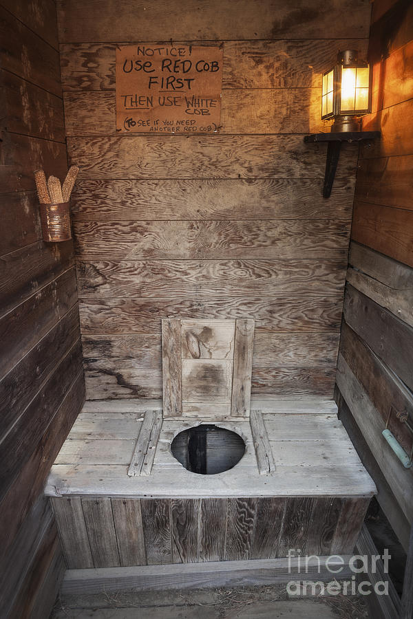 Outhouse Interior Photograph by Bryan Mullennix