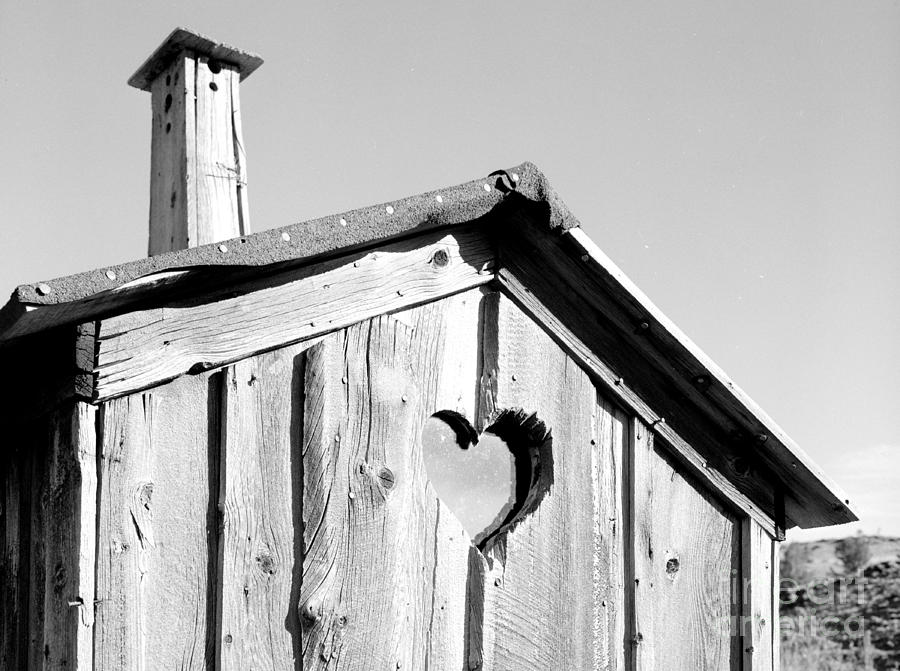 Outhouse Showing Heart-shaped Photograph by Science Source