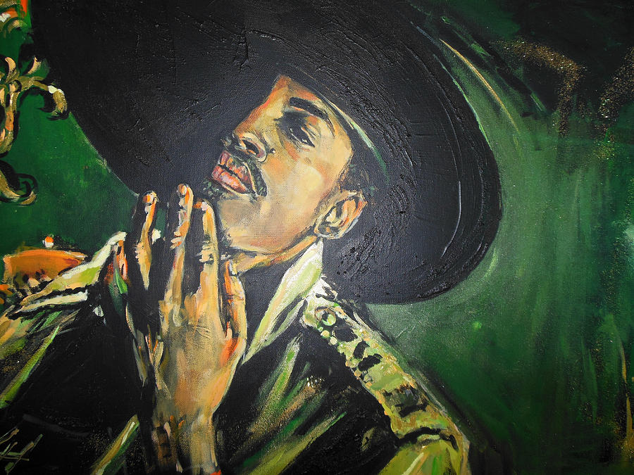 Outkast - Andre 3000 Painting by Lucia Hoogervorst