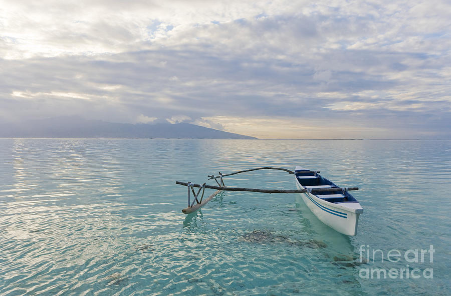 Outrigger Serenity Photograph by M Swiet Productions