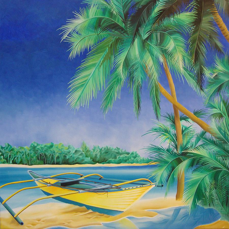 Outrigger Painting - Outrigger by William Love