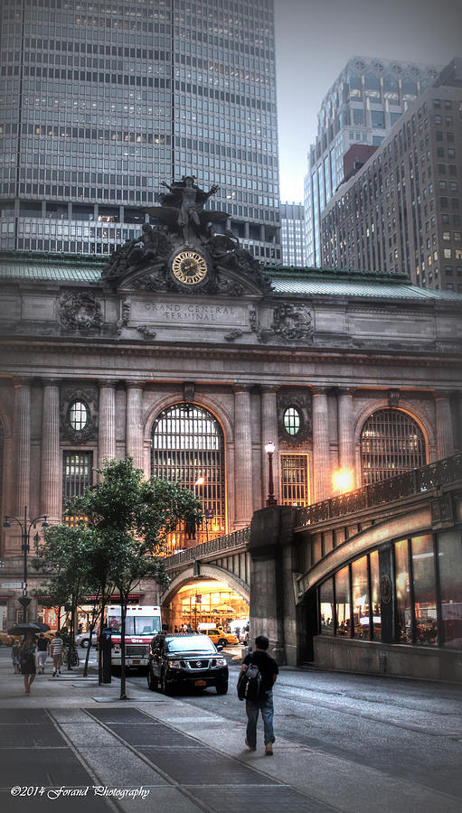 Outside Grand Central Station  Photograph by Debra Forand