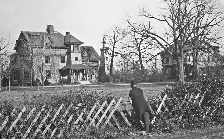 Outside Looking In American Genre Scene c 1900 Vintage Photog Photograph by A Macarthur Gurmankin