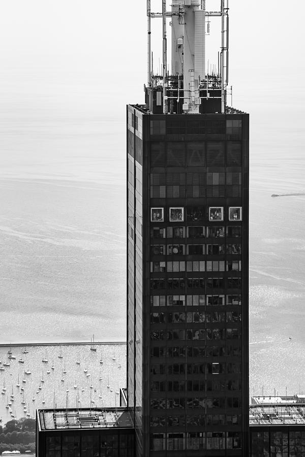 Abstract Photograph - Outside Looking In - Willis Tower Chicago by Adam Romanowicz