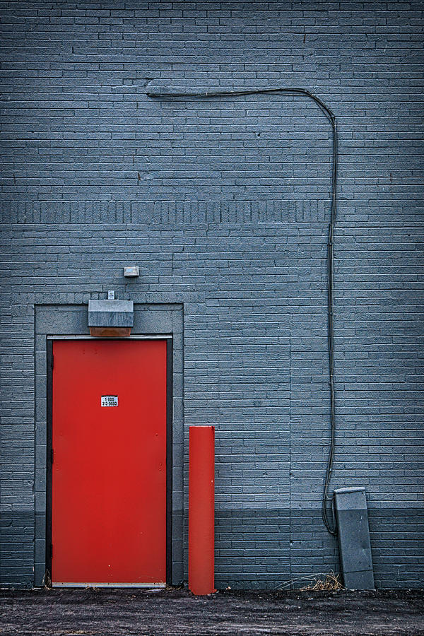Architecture Photograph - Outside the Building - Industrial Art by Nikolyn McDonald