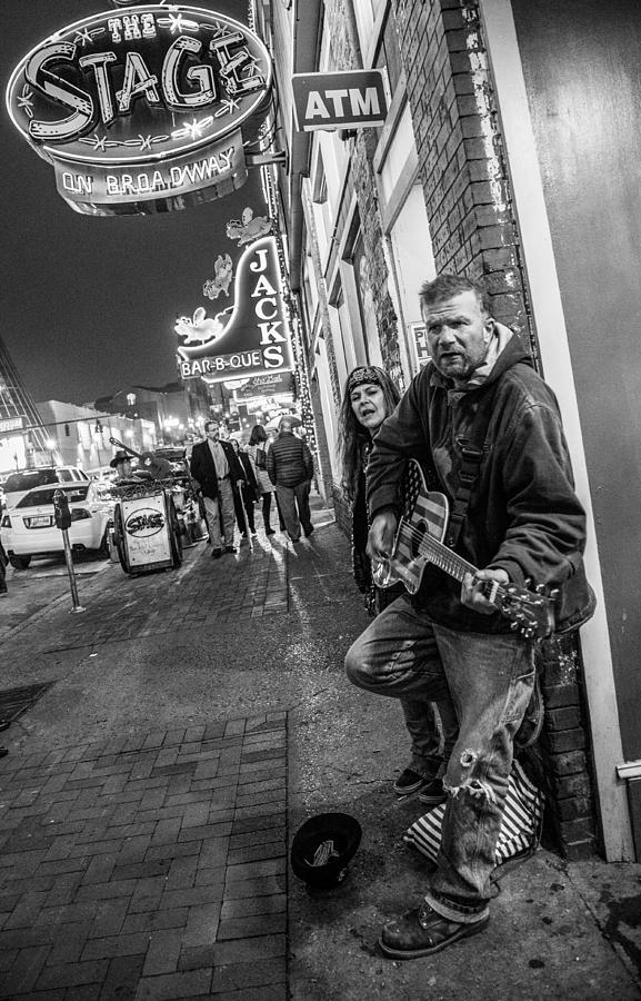 Outside the Stage in Nashville  Photograph by John McGraw