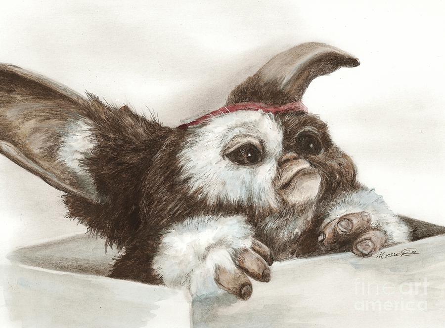 Outta the box Gizmo Drawing by Meagan Visser Fine Art America