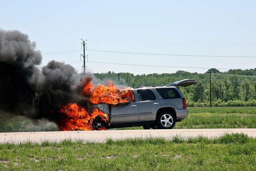 Suv Photograph - Over Heated by Al Blount