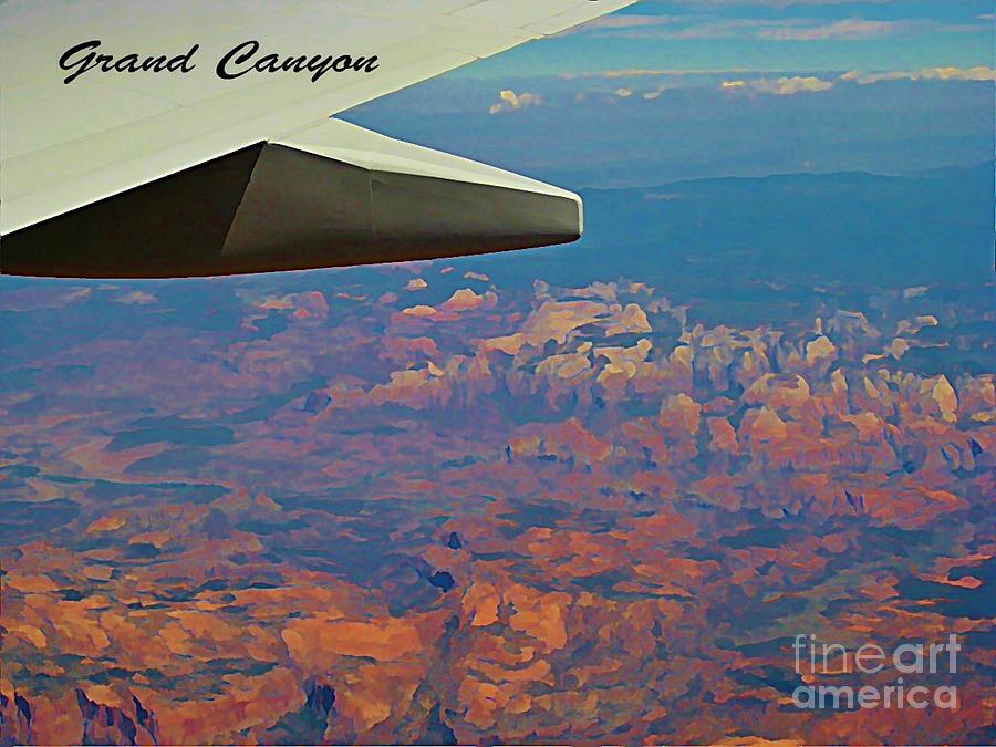 Grand Canyon National Park Painting - Over the Grand Canyon by John Malone