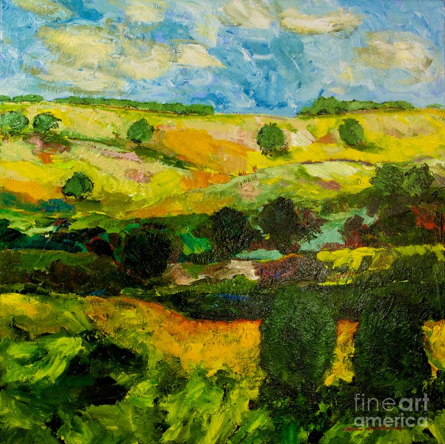 Over The Hills Painting