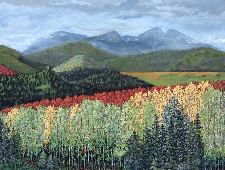 Over the Hills and Through the Woods Painting by Suzanne Theis