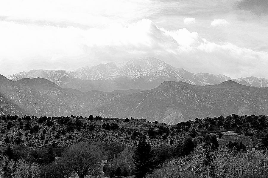 Over The Hills to Pikes Peak Photograph by Clarice Lakota
