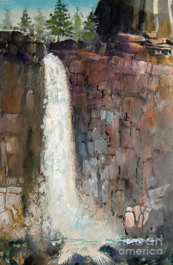 Over The Precipice Painting by Anthony Coulson
