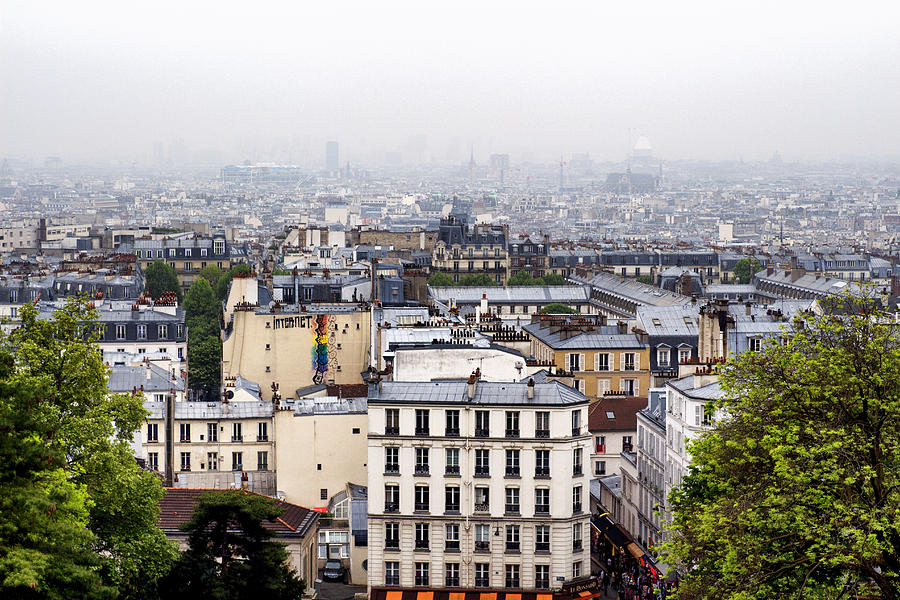 Over The Roofs Of Paris Photograph