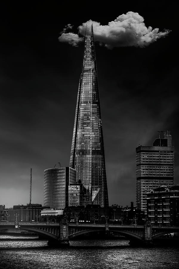 Architecture Photograph - Over The Shard by Jackson Carvalho Architecture Photograph - Over The Shard by Jackson Carvalho