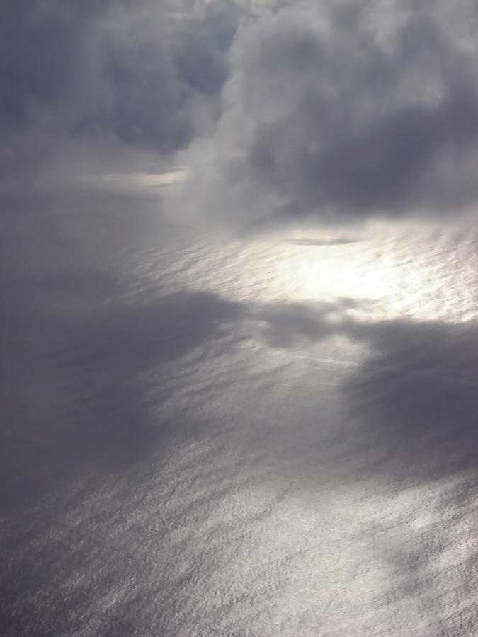 Over the Silver Ocean Photograph by Jenny Rainbow