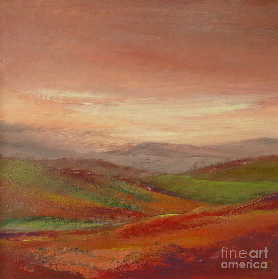 Over the Valley Painting by Hazel Millington