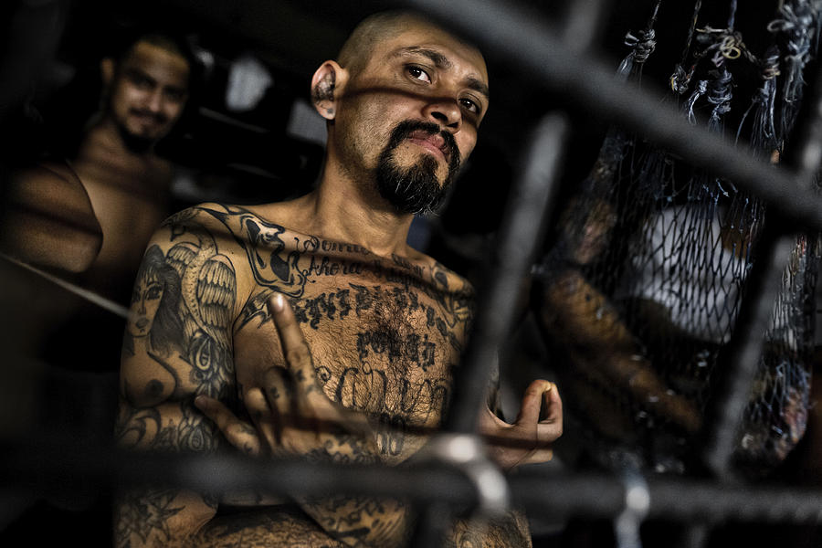 Overcrowded Prisons In El Salvador - Mara Salvatrucha Gang Photograph by Jan Sochor