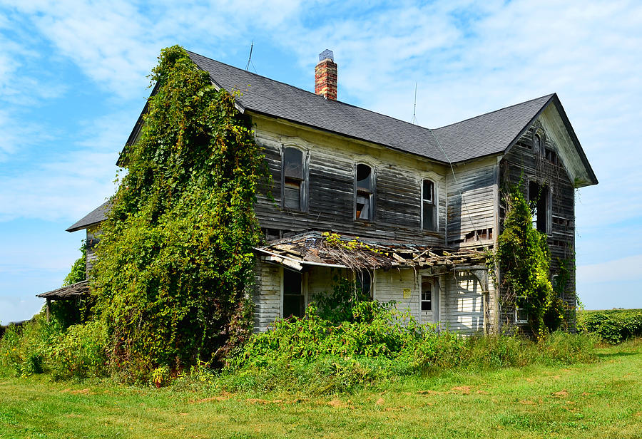 Overgrown House 2 Photograph by Jeffrey Platt