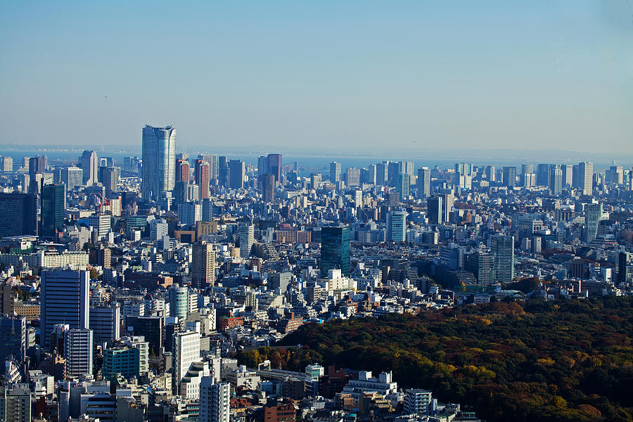 Overlook Of Tokyo Roppongi Shinjyuku Photograph by Photography By Zhangxun