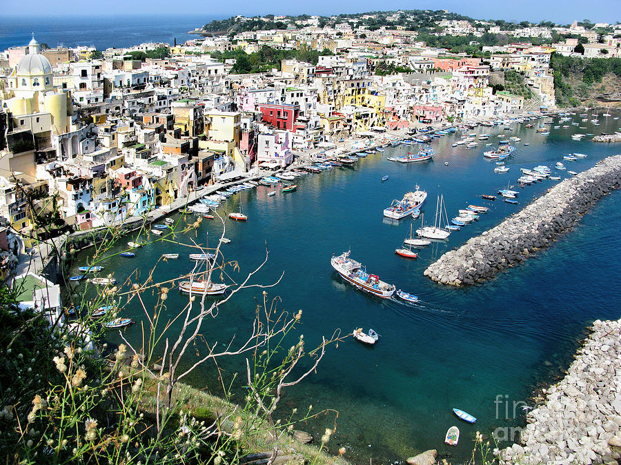 Overlooking Procida Photograph by Jennie Breeze
