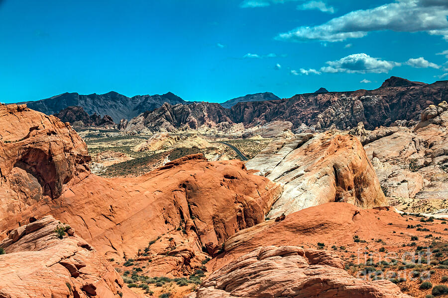 Lake Mead National Recreation Area Photograph - Overlooking Valley Of Fire by Robert Bales