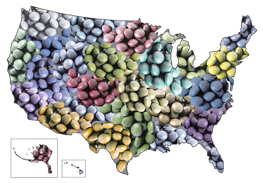 Overmedication In America Photograph by Science Source