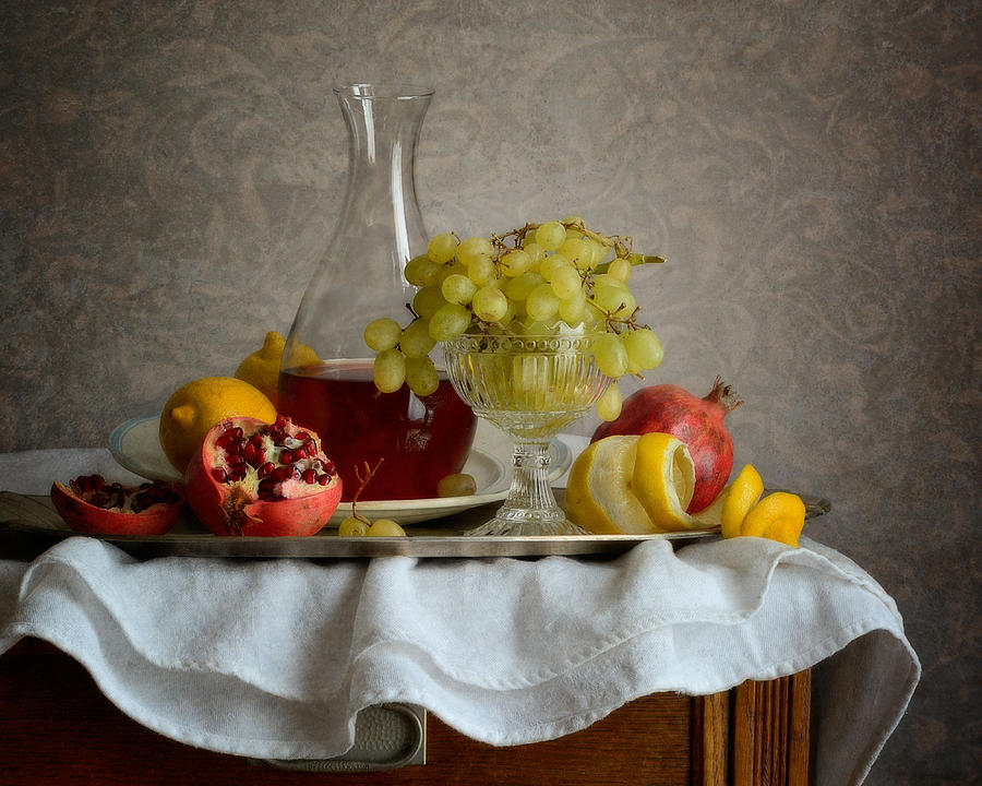 Still Life Photograph - Overripe Grapes by Nikolay Panov