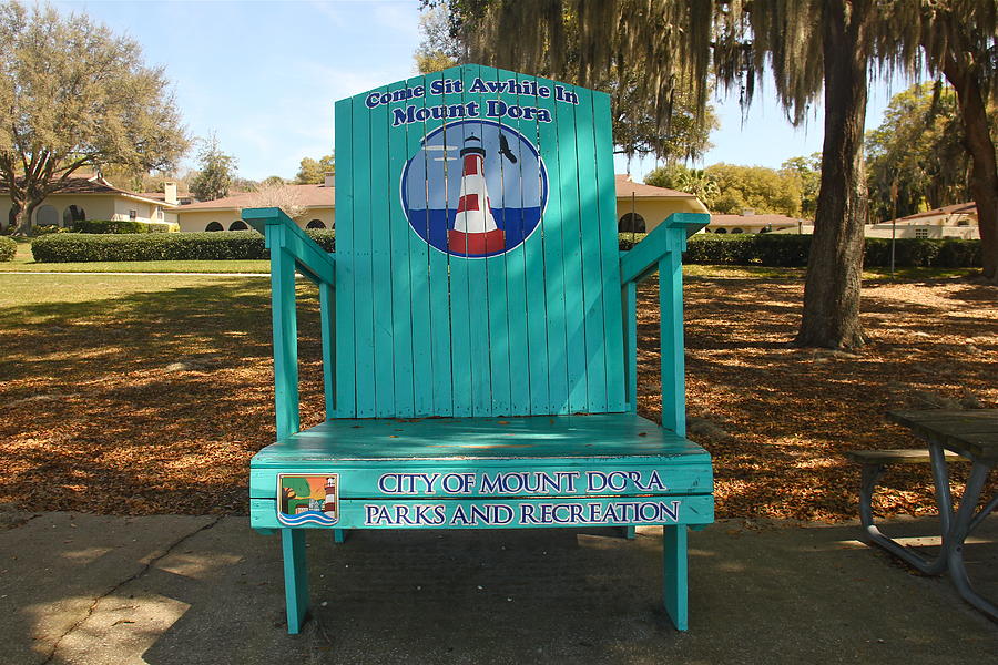 Oversized Beach Chair Photograph by Denise Mazzocco