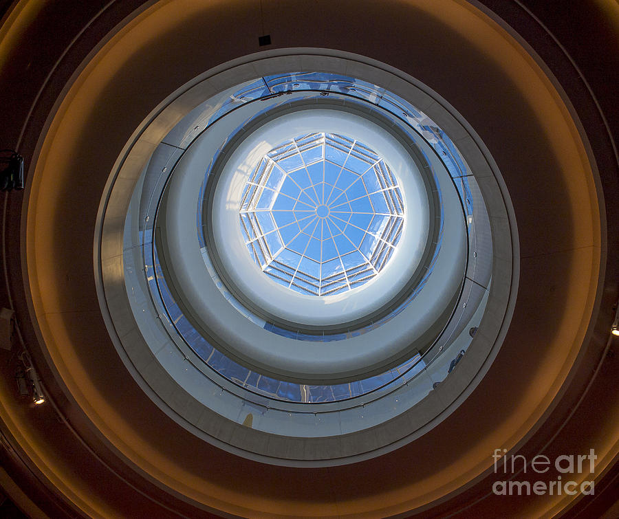 Madison Photograph - Overture center rotunda by Steven Ralser