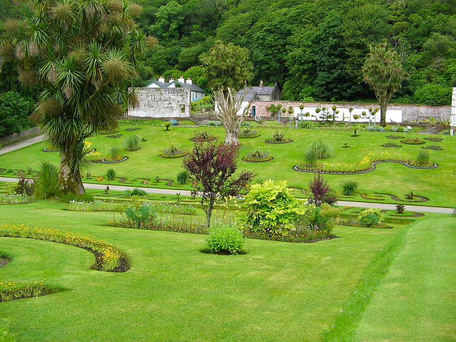 Overview of Kylemore Abbey Gardens Photograph by Denise Mazzocco