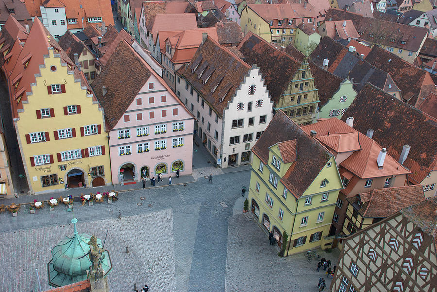 Overview Of Marktplatz And Medieval Photograph by Craig Pershouse