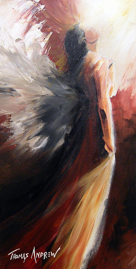 Angels Painting - Overwhelming Love by Thomas Andrew