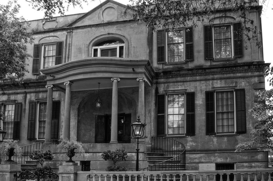Owens - Thomas House in Black and White Photograph by Greg and Chrystal Mimbs