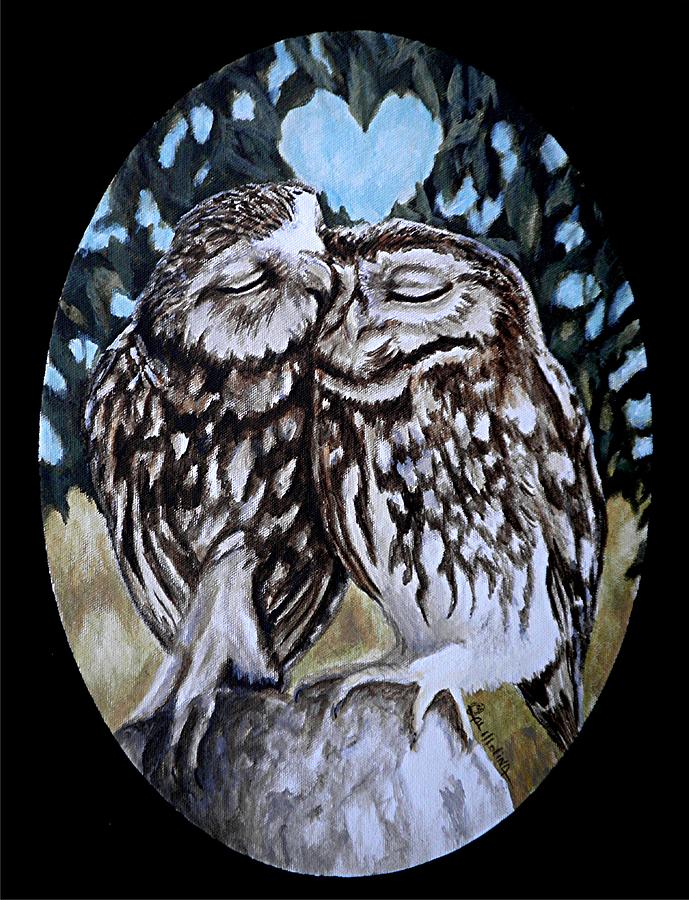Owl Always Love You Painting by Al  Molina