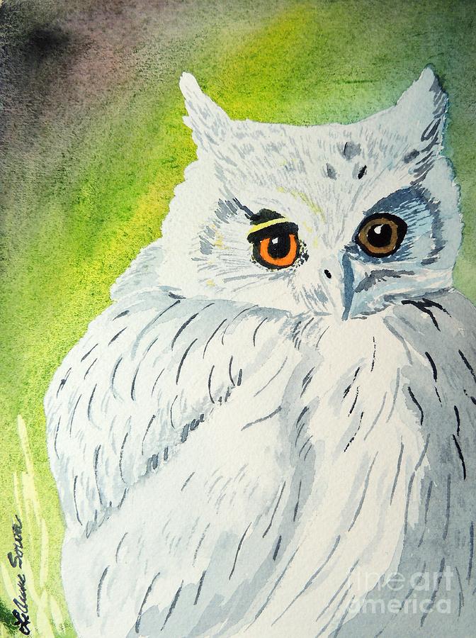 Owl let Painting by LeAnne Sowa