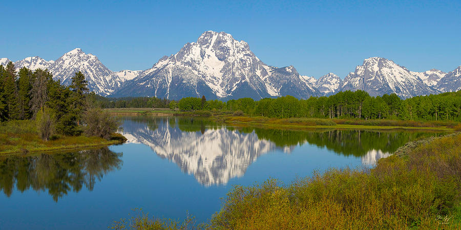 Oxbow Bend Mt. Moran Photograph by Aaron Spong